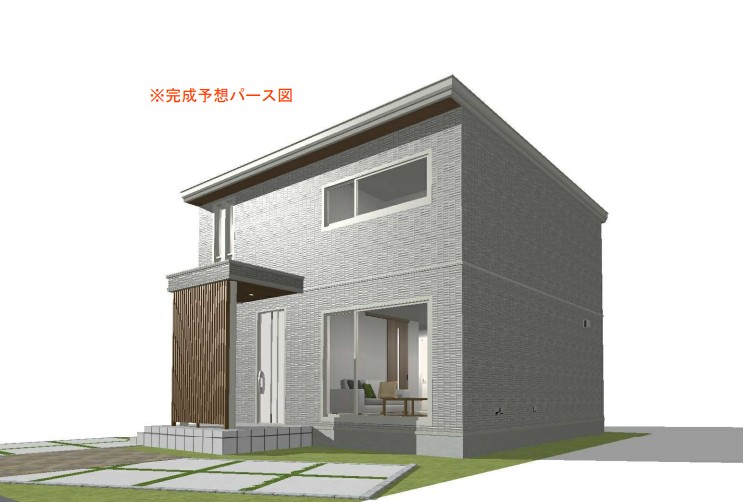 １号地外観パース　南東