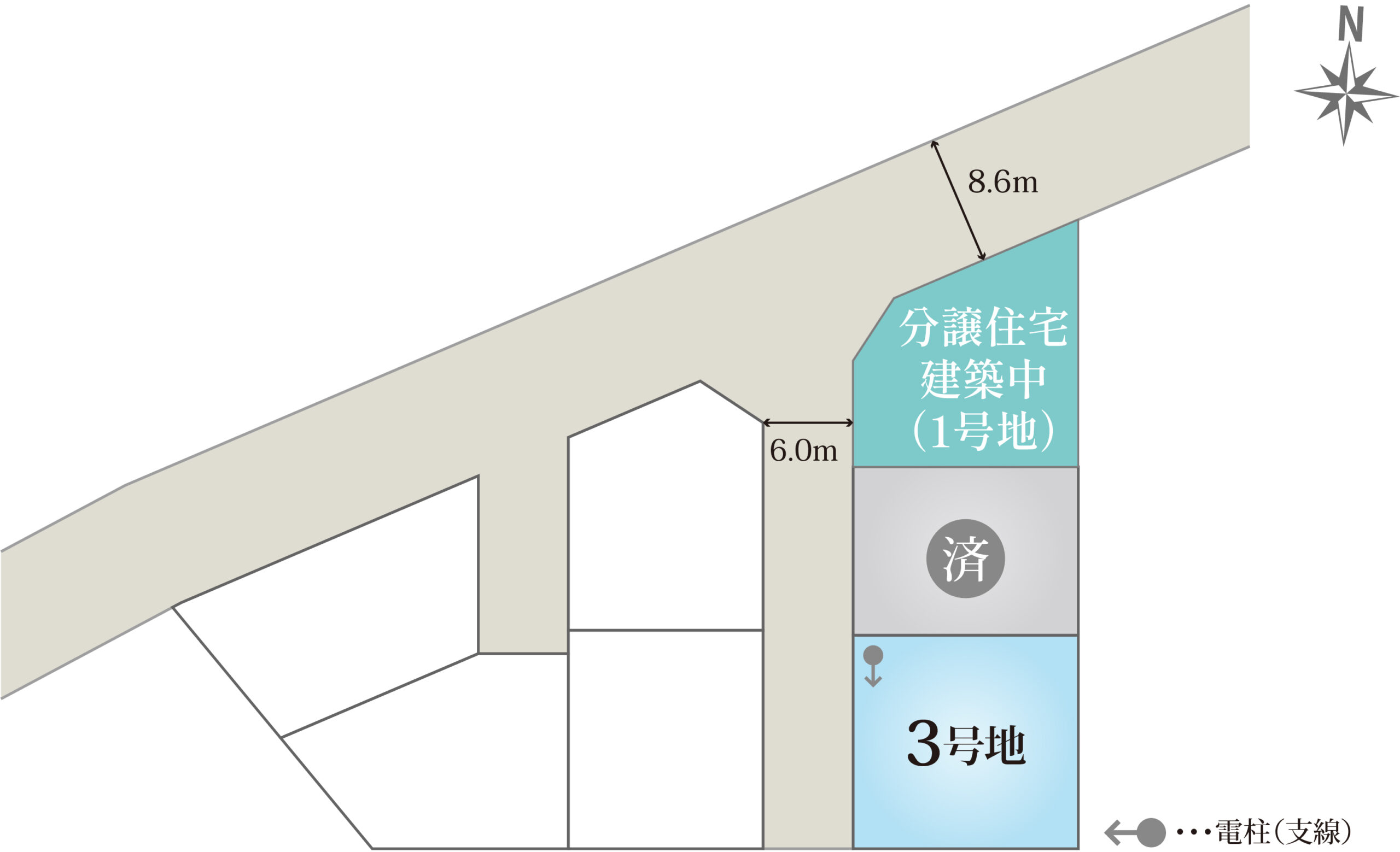 藤生町三丁目区画図