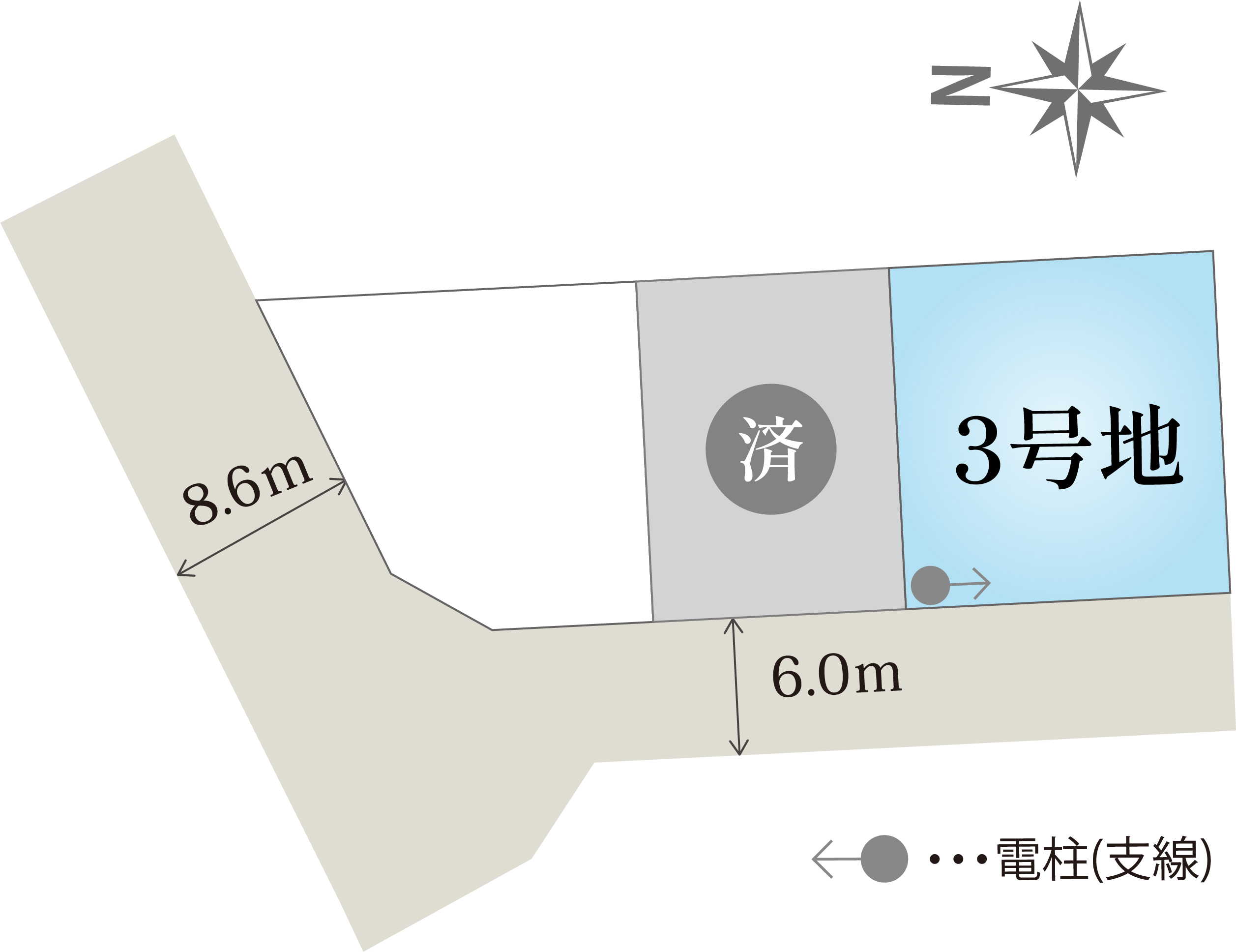 岩国市藤生町三丁目区画図