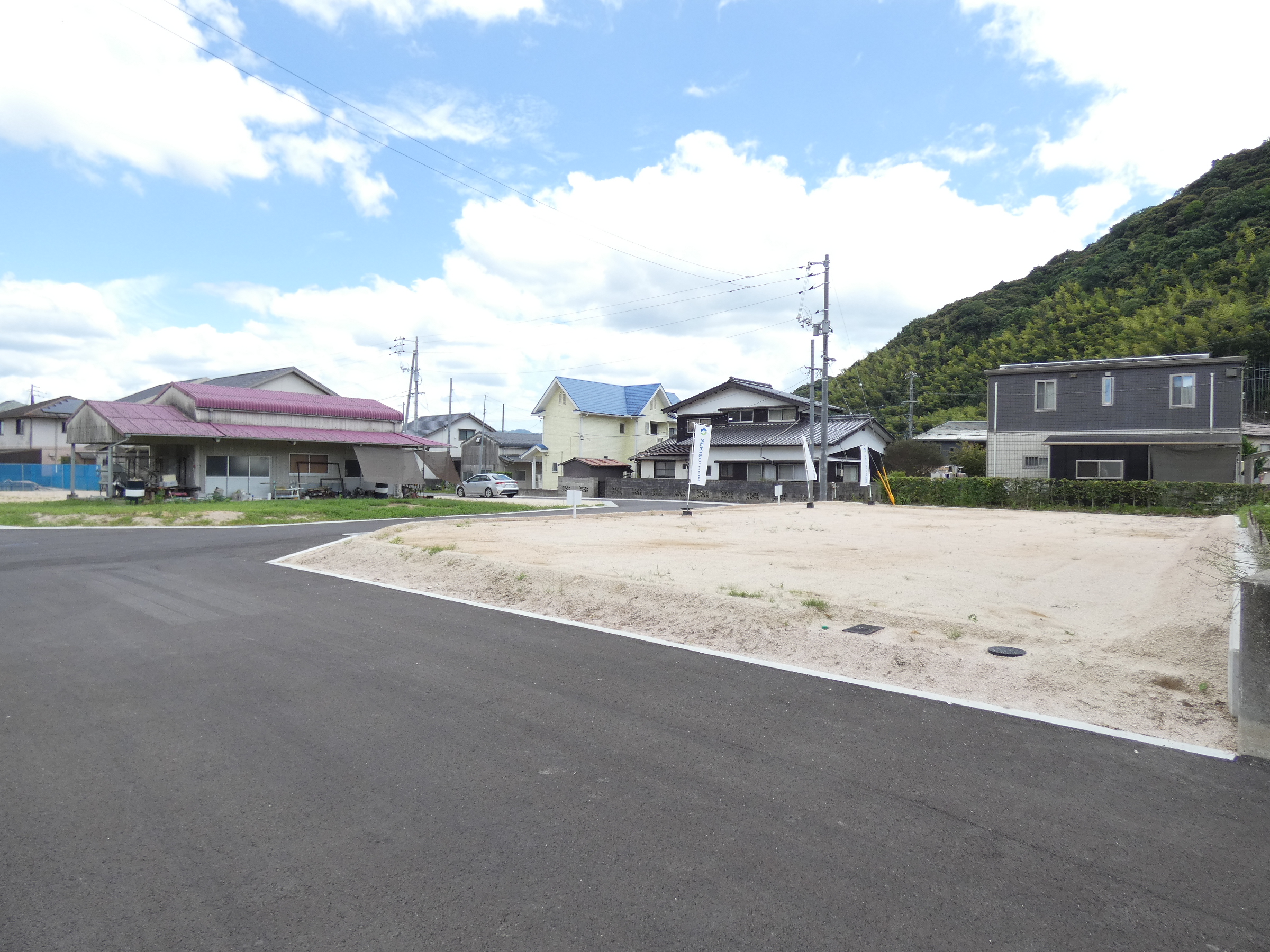 安心安全のセキスイハイムの分譲地です。