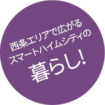西条エリアで広がるスマートハイムシティの暮らし!