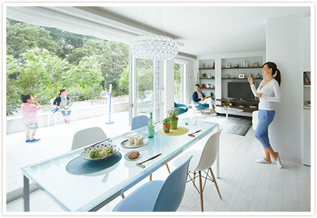 家事の負担を軽減し、「家族の時間」を楽しむ家づくり