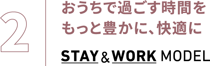 おうちで過ごす時間をもっと豊かに、快適に