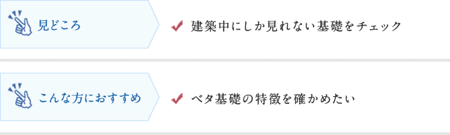 見どころ　こんな方におすすめ