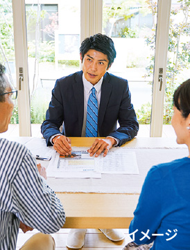 邸ごとにメンテナンスの最適プログラムをご提案。