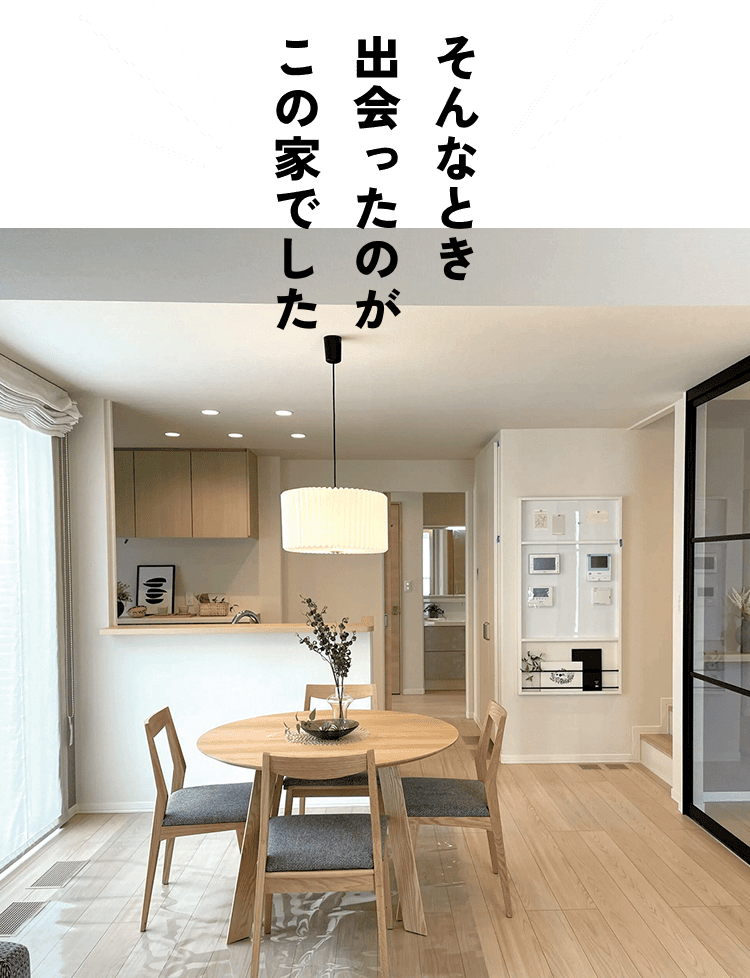 そんなとき出会ったのがこの家でした