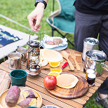 バーベキューの様子の写真