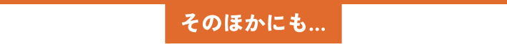 そのほかにも…