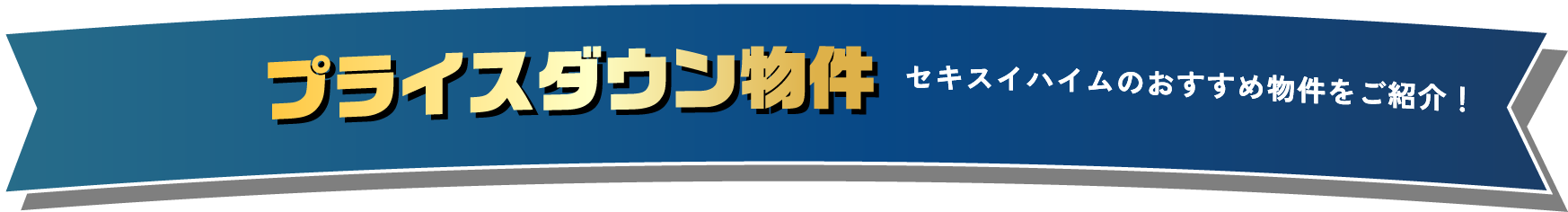 プラインスダウン物件