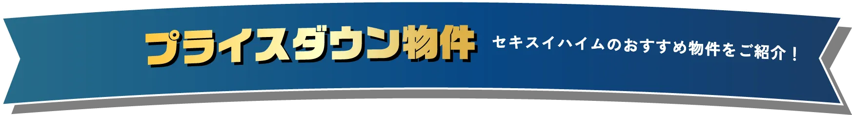 プラインスダウン物件