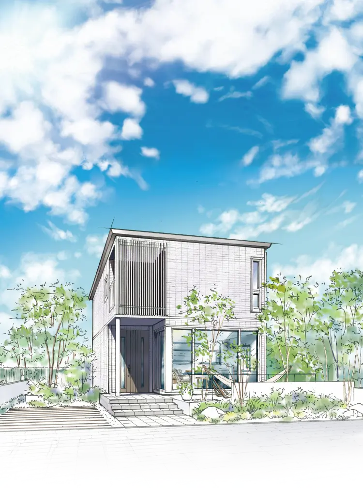 外観のイラスト